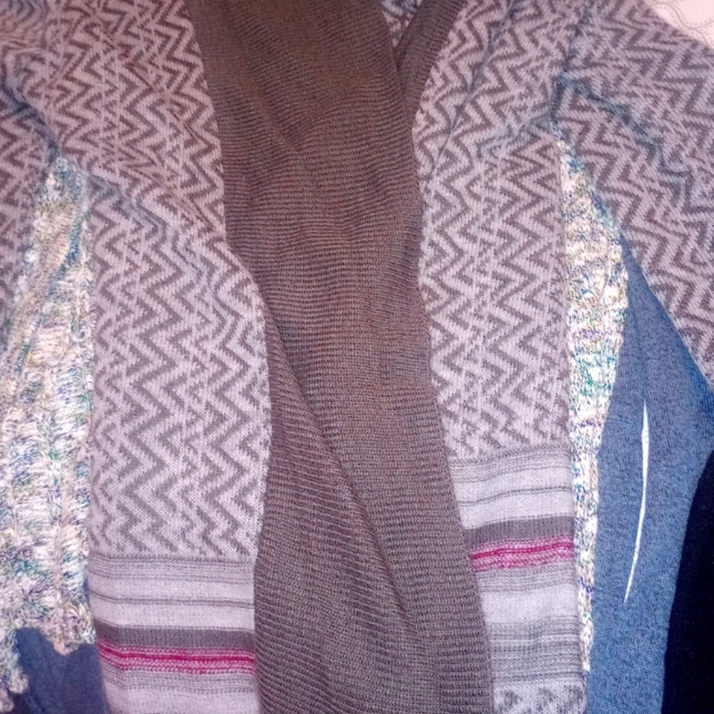 Lightweight various medium and large cardigans,tunics, various styles, and color